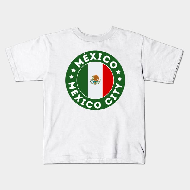 Mexico City Kids T-Shirt by footballomatic